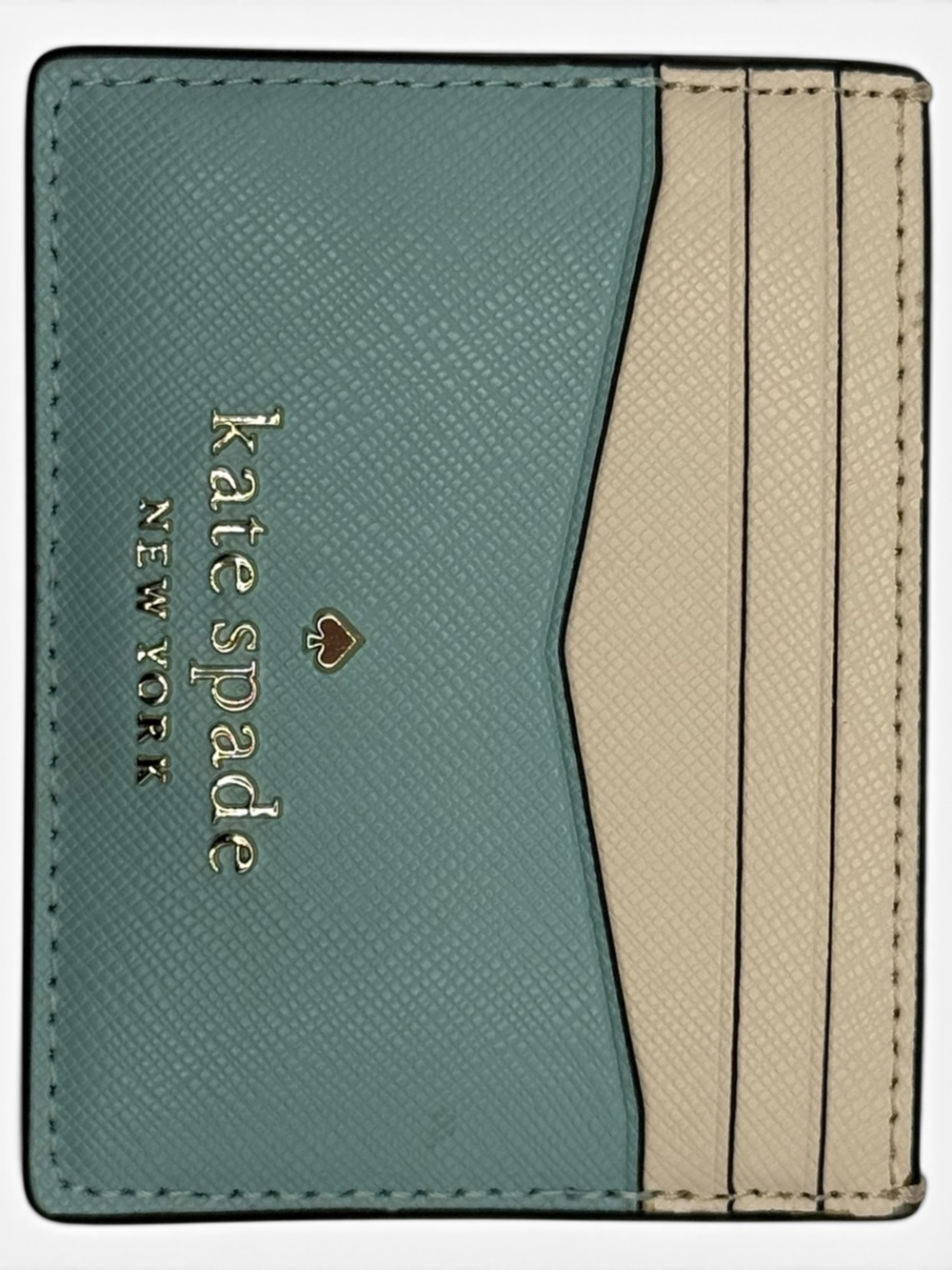Kate Spade Spencer Colorblock Saffiano Leather Card Holder